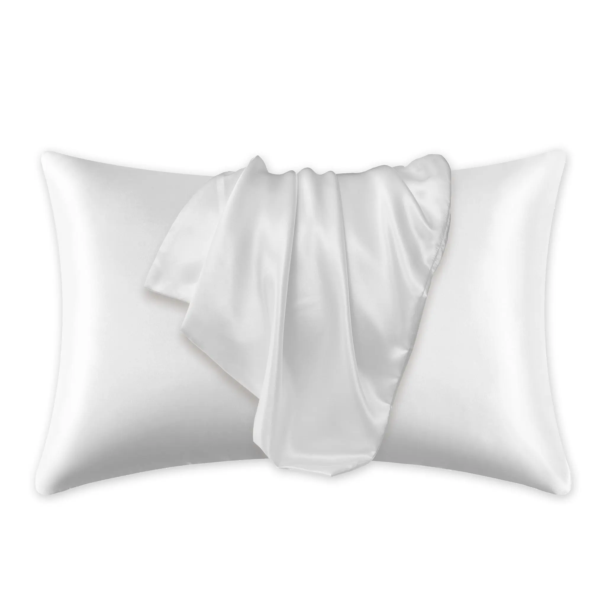 Silky Satin Pillowcase White
