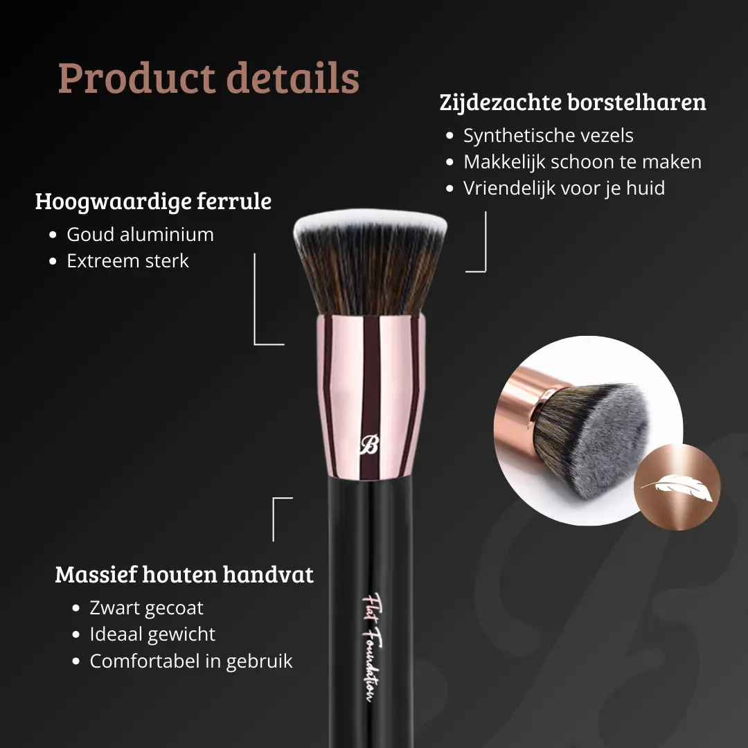 UP17 Flat Foundation Brush - Image 4