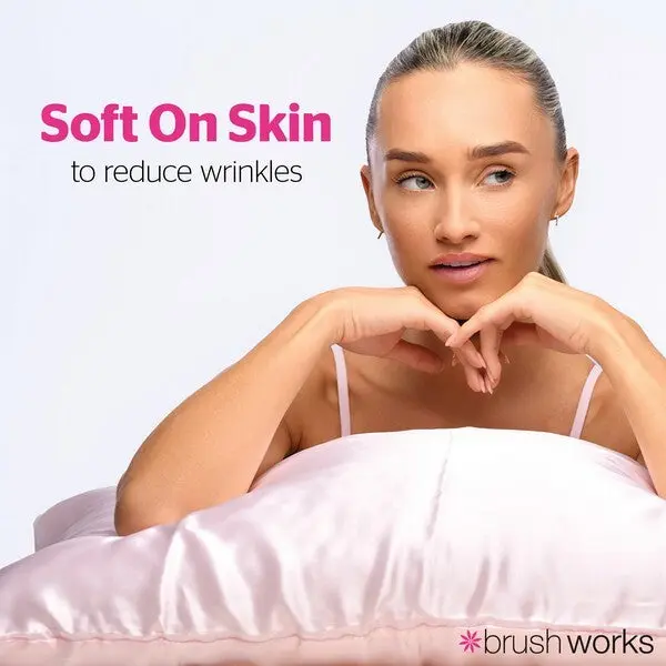 Luxe Satin Pillowcase Pink - Image 2