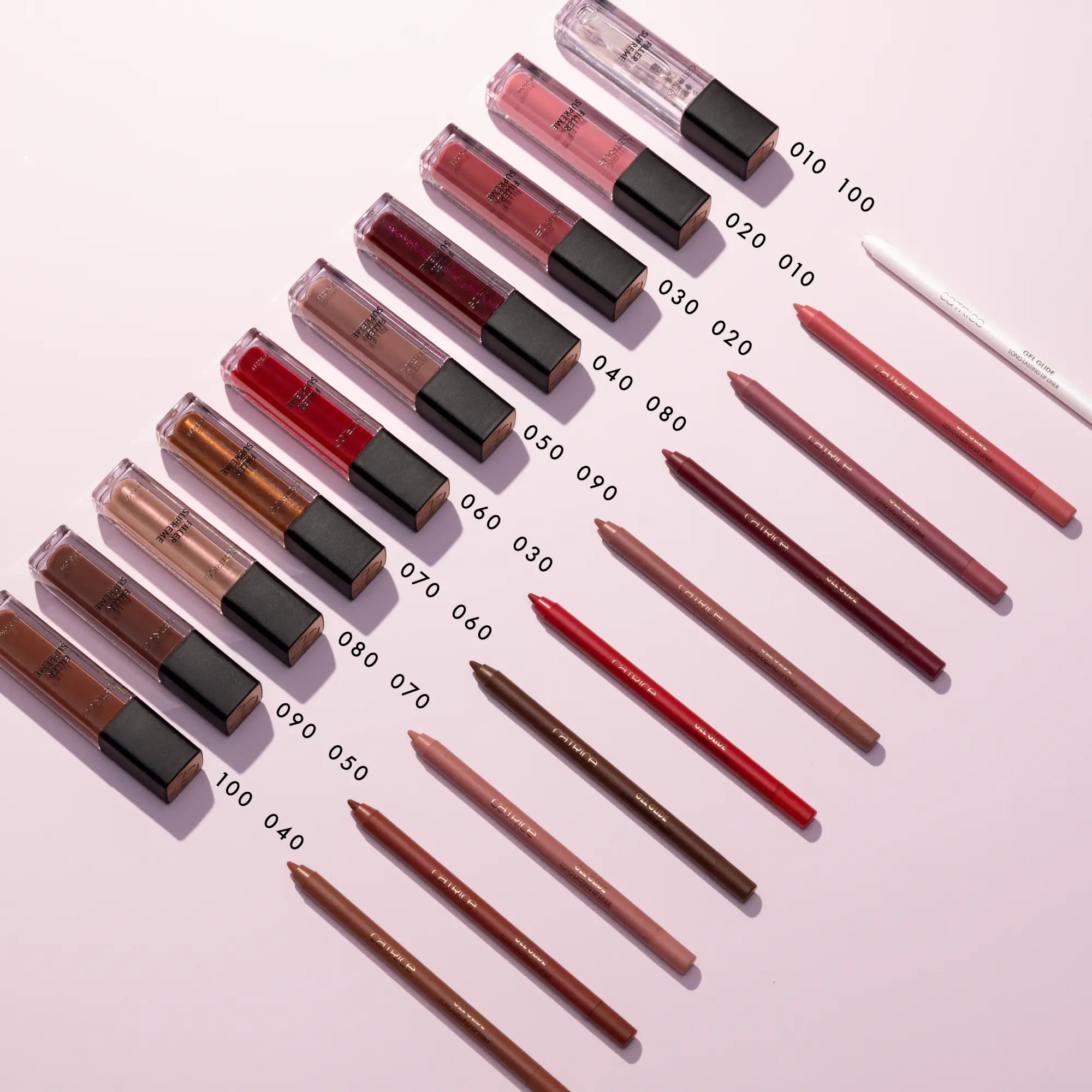 Gel Glide Long-Lasting Lip Liner 030 Left On Red - Image 10