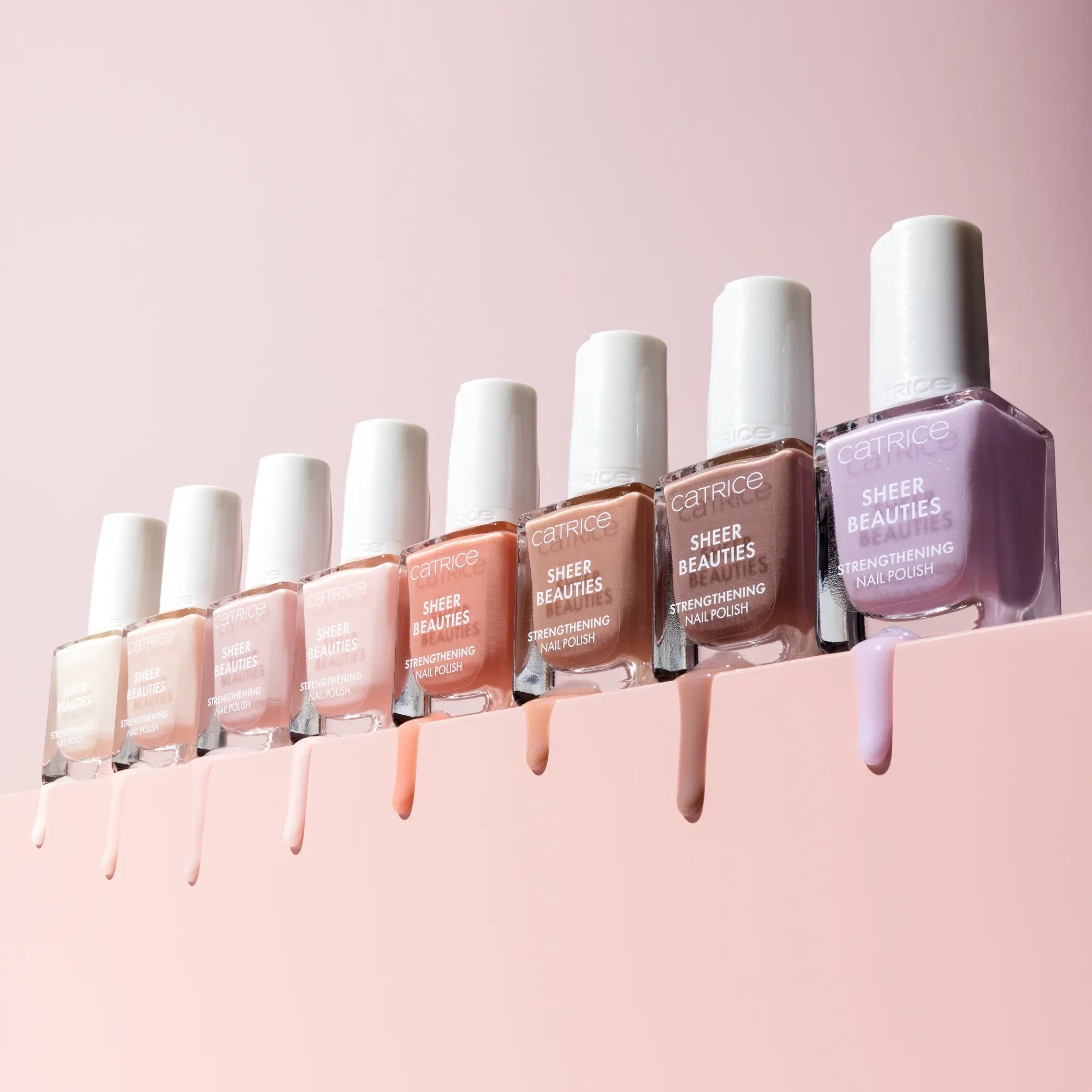 Sheer Beauties Strengthening Nail Polish 030 Barely Blushed - Image 4