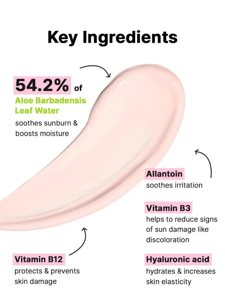 Aloe 54.2 Aqua Tone-up Sunscreen SPF50+ PA++++ - Image 3