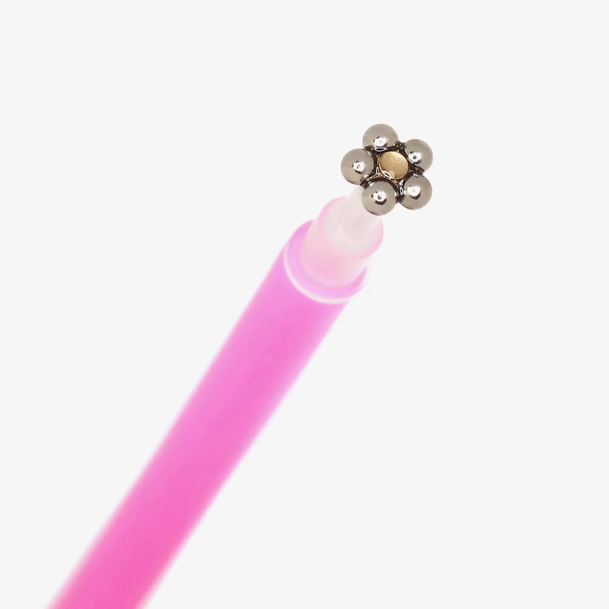 Double-Sided Flower & Stripe Cat Eye Nails Magnet Pen - Image 3
