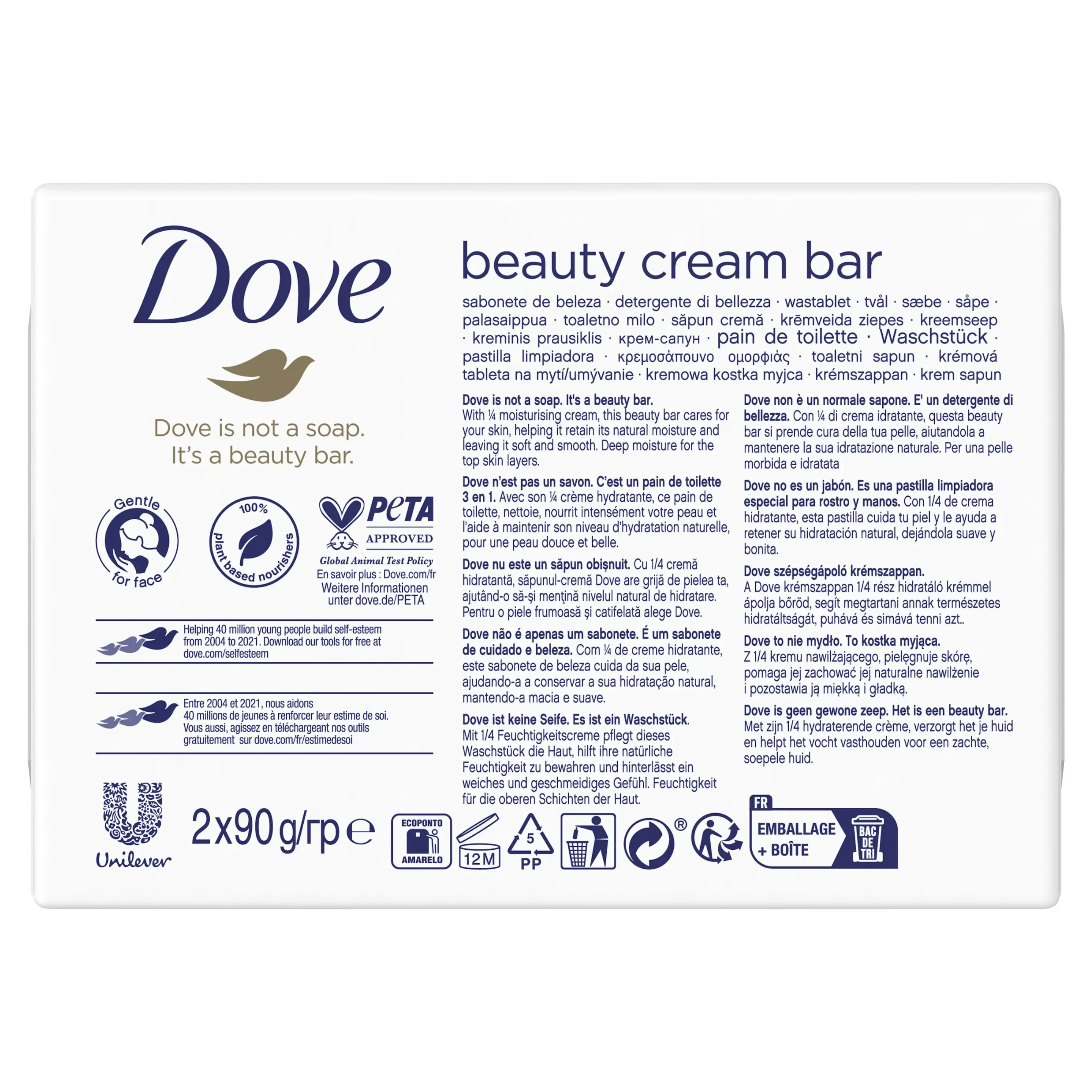 Original Beauty Cream Bar 2-Pack - Image 2