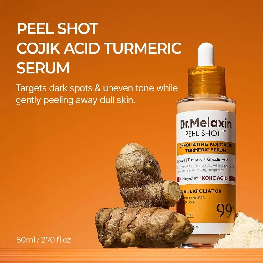Peel Shot Exfoliating Kojic Acid Turmeric Serum - Image 5