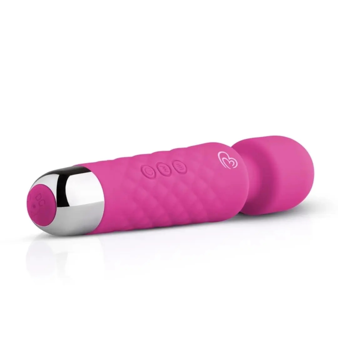 Mini Wand Vibrator Pink - Image 2