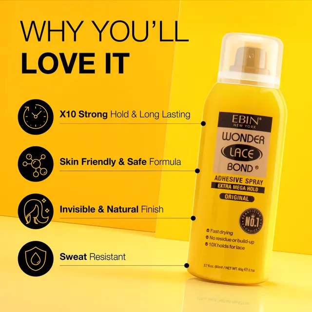Wonder Bond Spray Mega Yellow 80 ml - Image 2