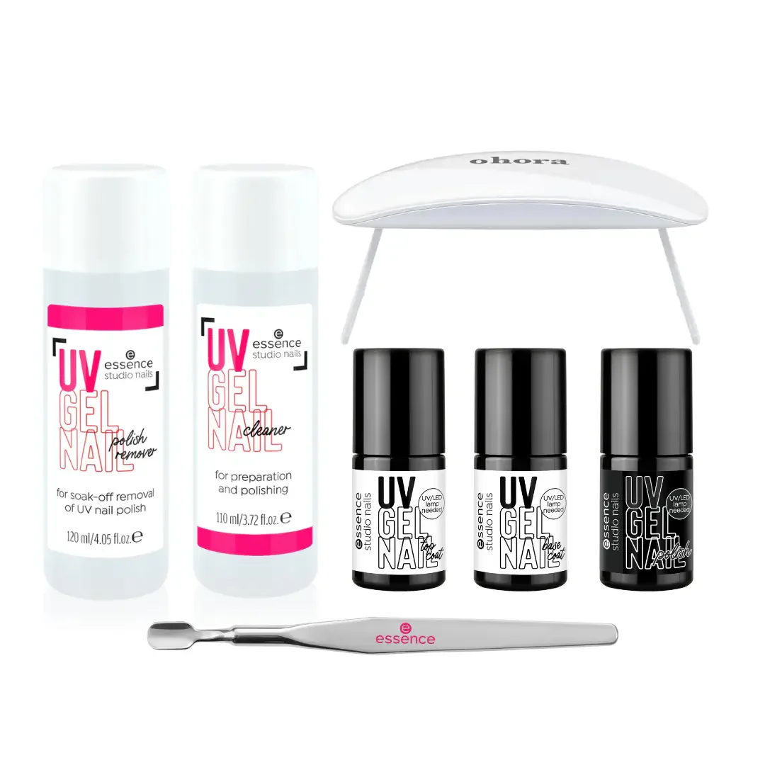 Starter Set Studio Nails UV Gel Polish with Lamp - Image 4