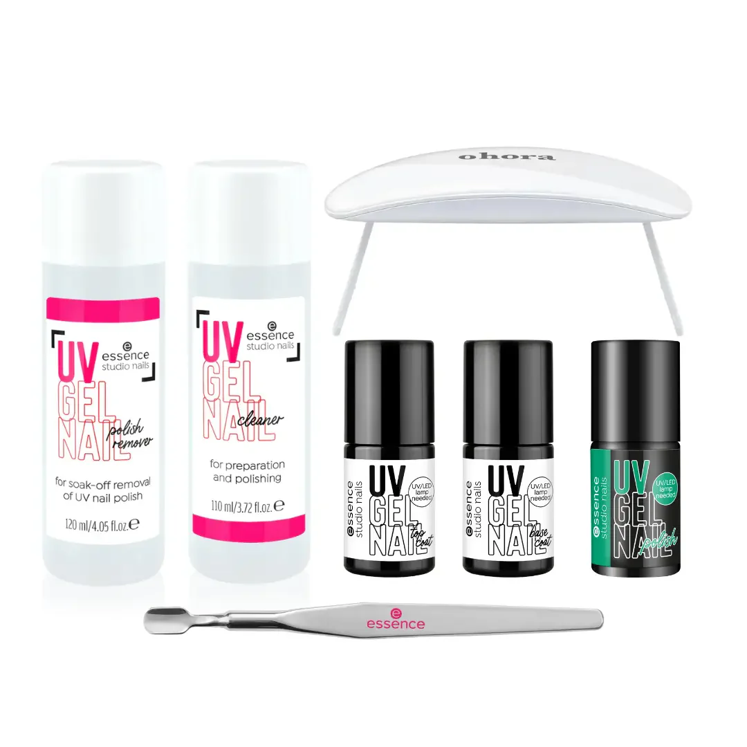 Starter Set Studio Nails UV Gel Polish with Lamp - Image 9