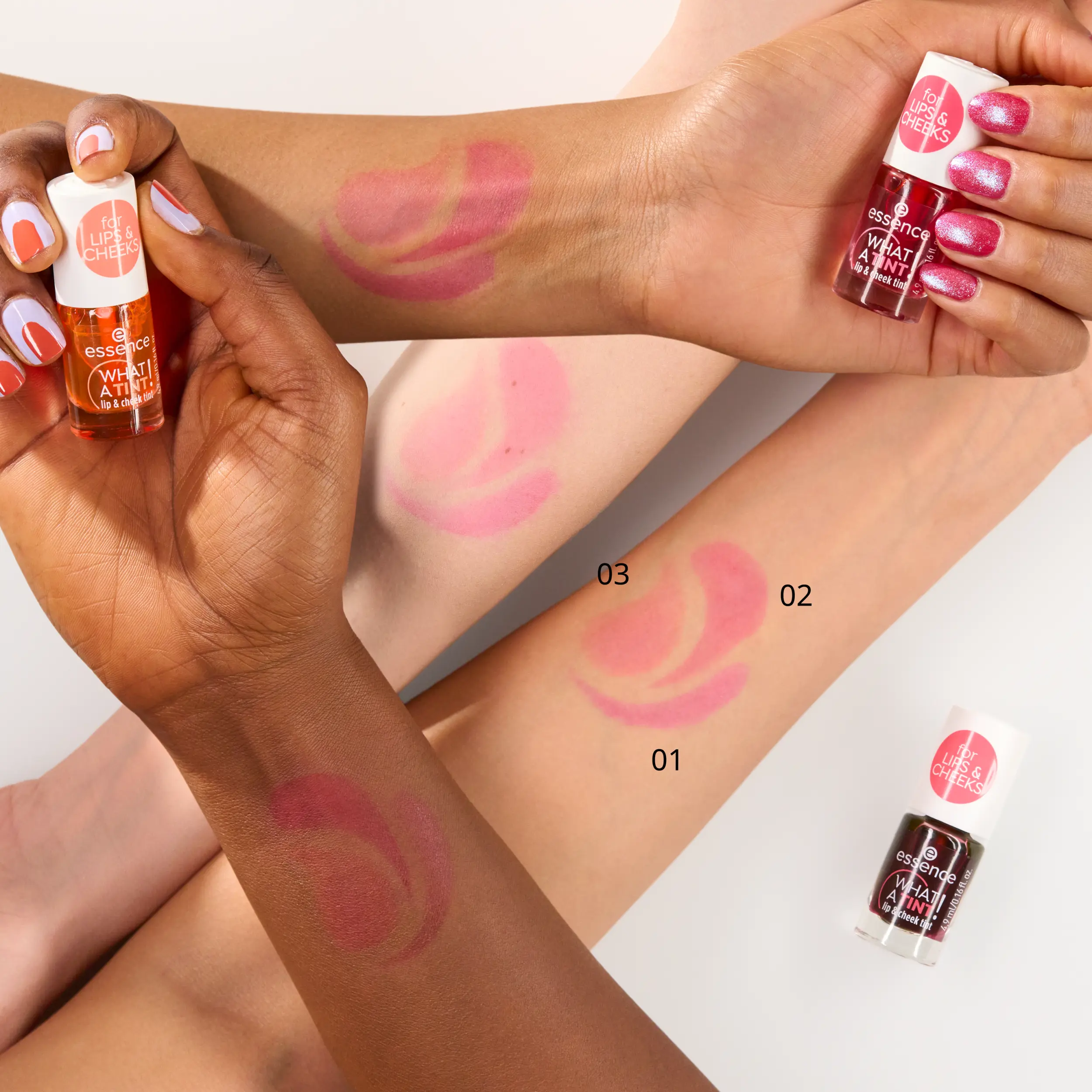 What A Tint! Lip & Cheek Tint 02 Coral Sunset - Image 3