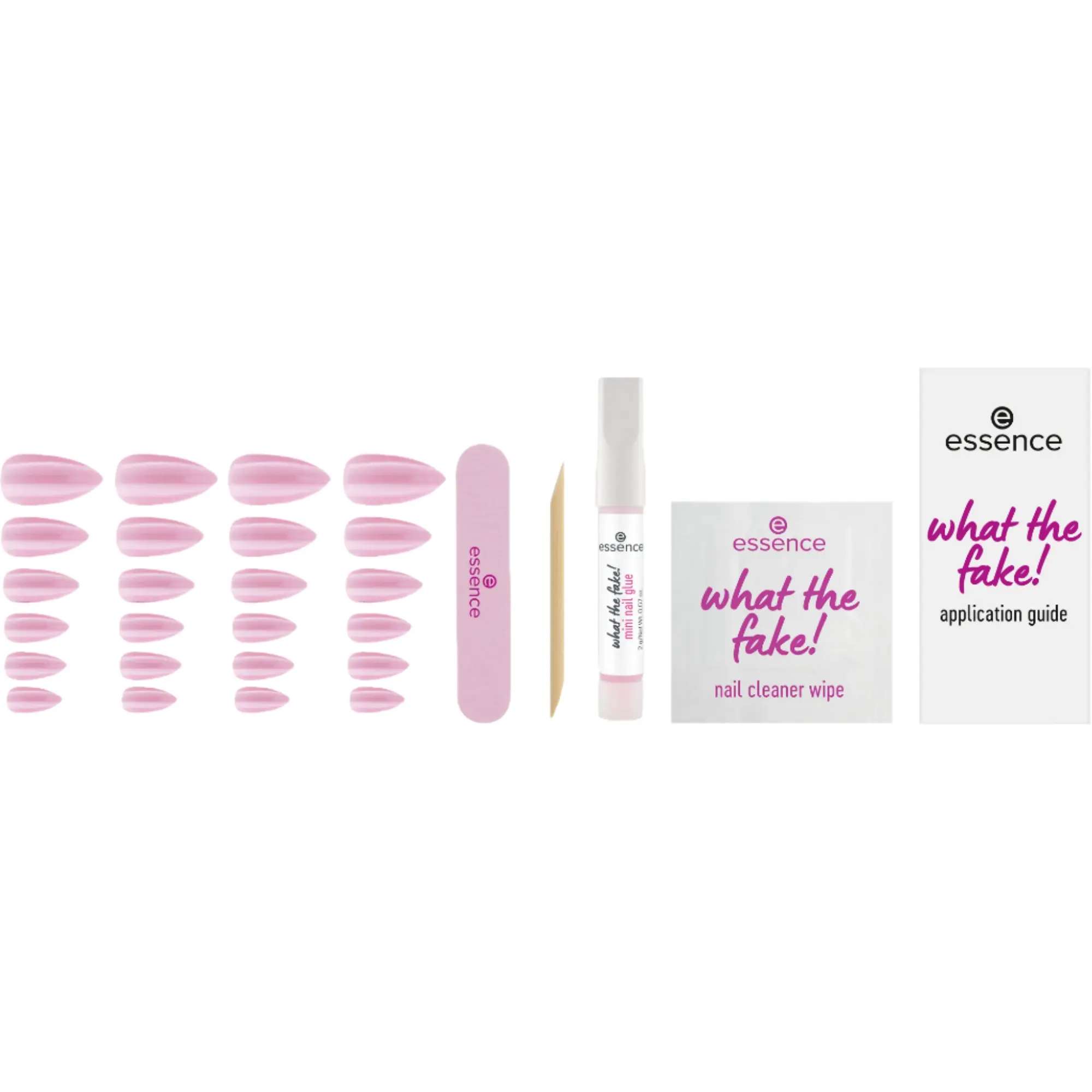 What The Fake! Press-on Nails Manicure Set 02 Cat Eye