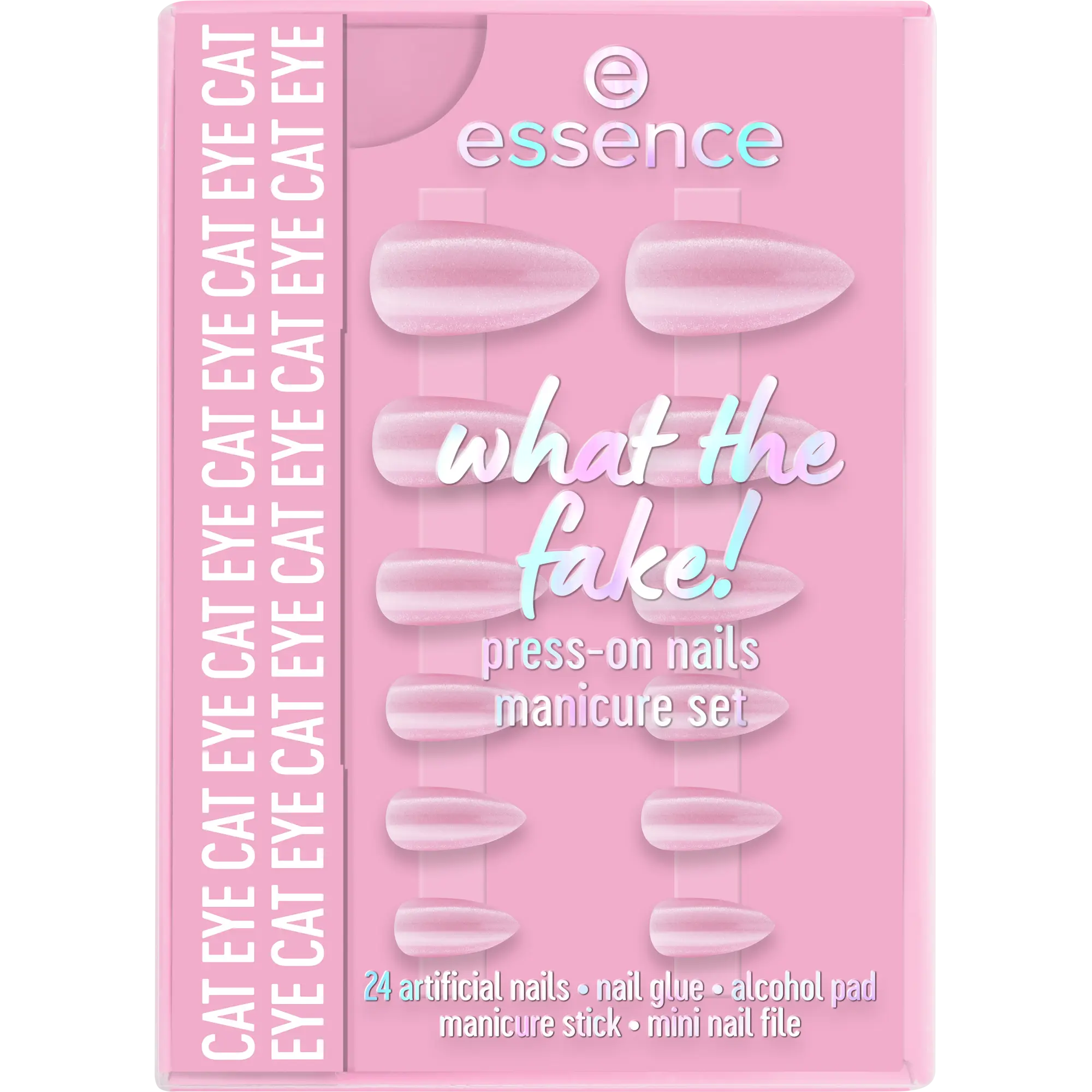 What The Fake! Press-on Nails Manicure Set 02 Cat Eye - Image 5