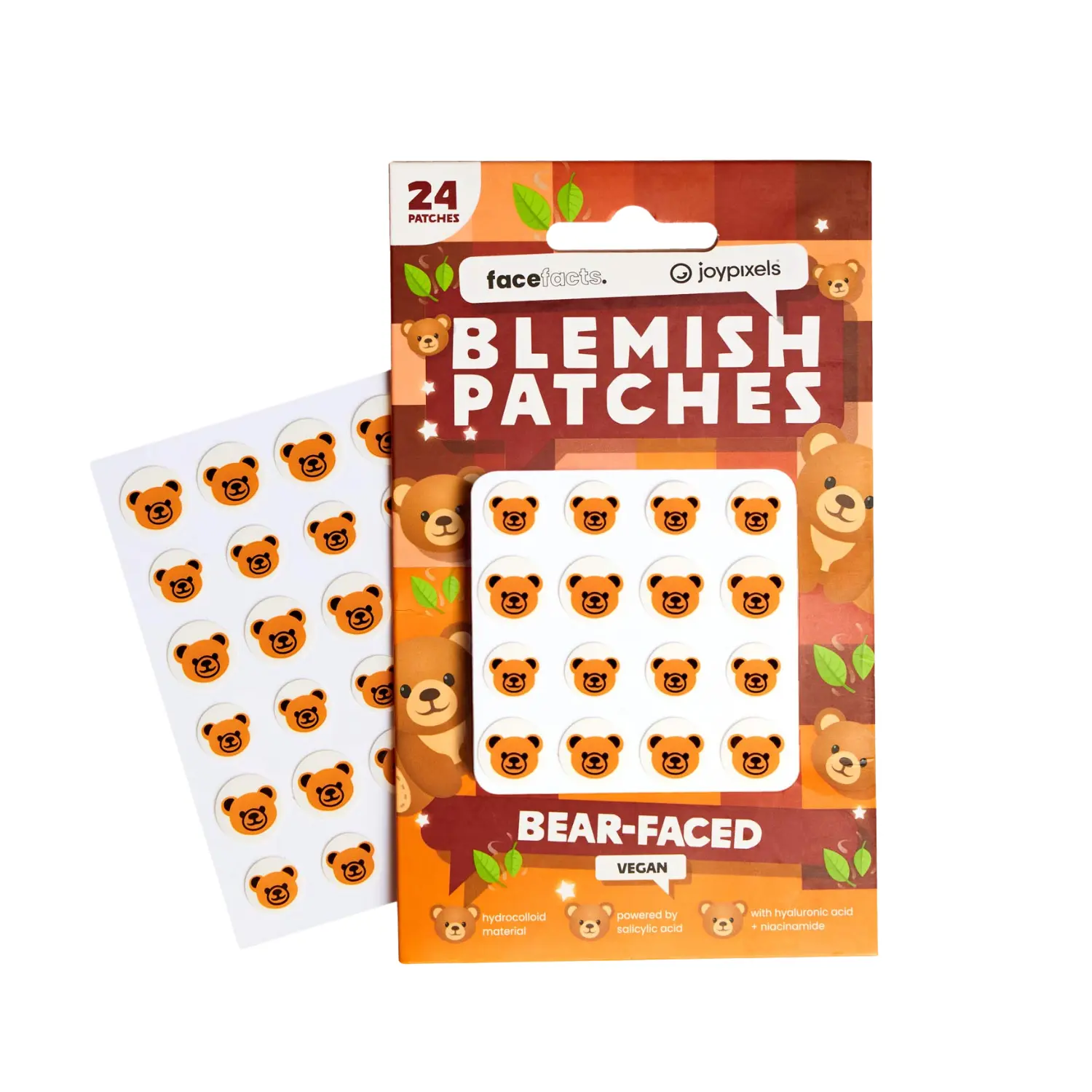 x JoyPixels Blemish Patches Bear Faced