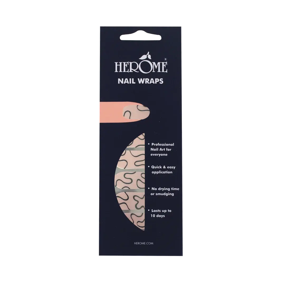 Nail Wraps Nude Waves