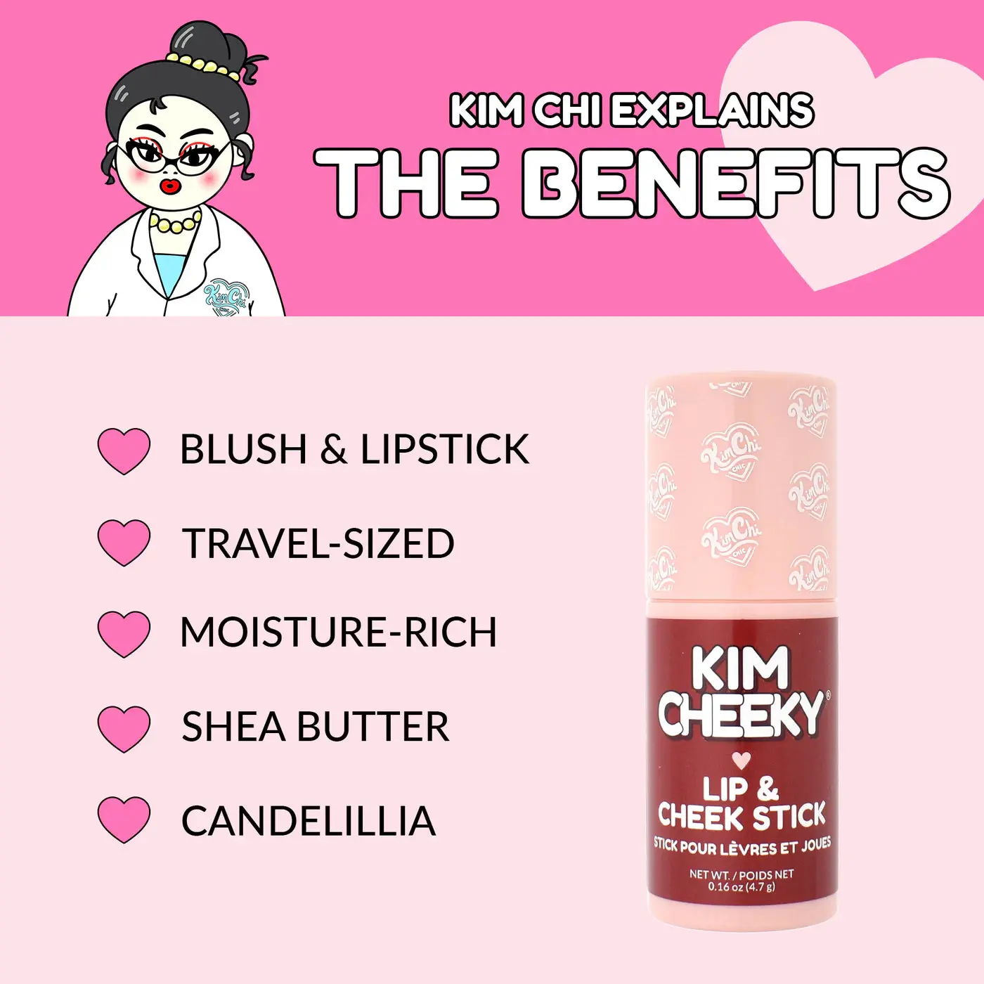 Kim Cheeky Lip & Cheek Stick Spiced - Image 4