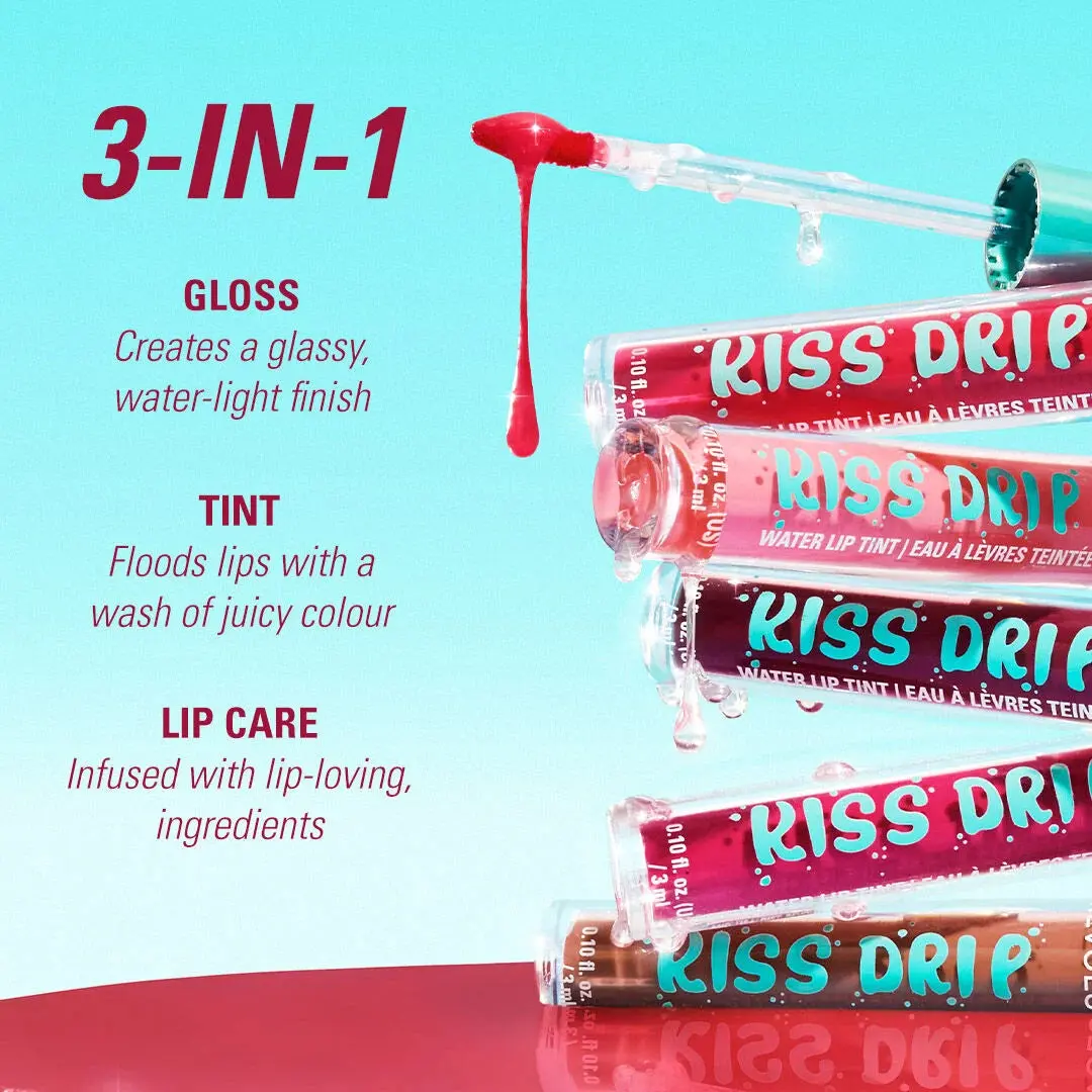 Kiss Drip Water Lip Tint Cherry Glace - Image 4