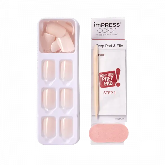 Impress Color Press-On Nails Point Pink - Image 3