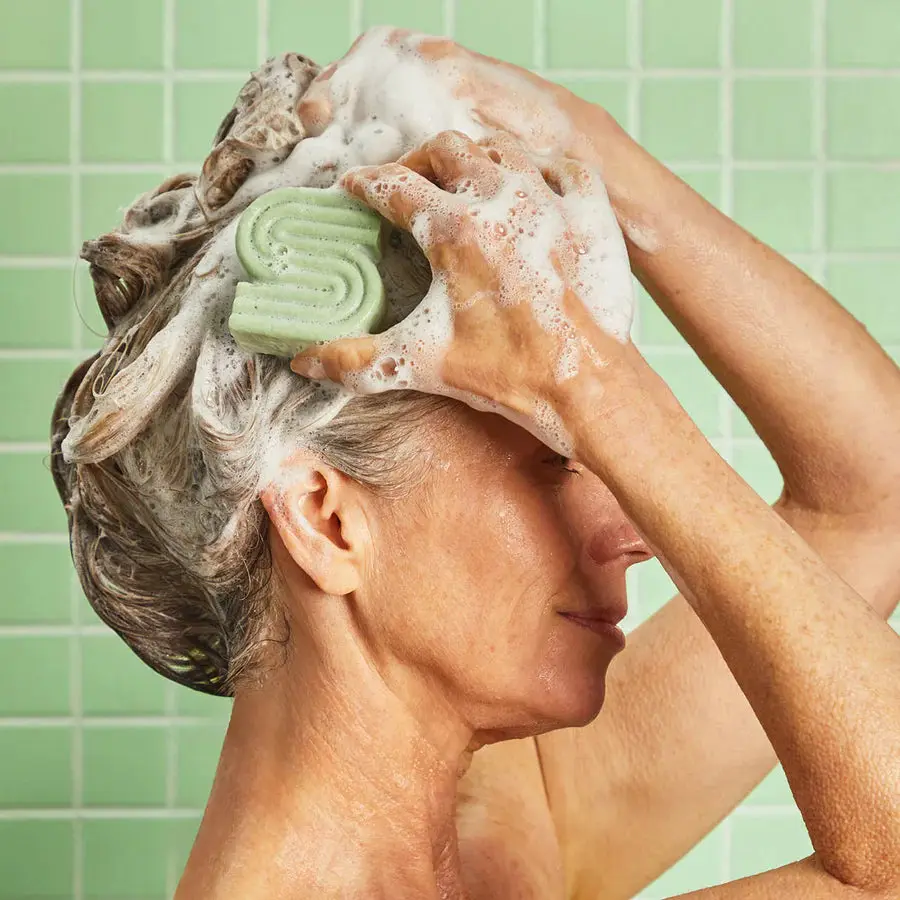 Clarifying Tea Tree & Mint Shampoo & Conditioner Bar Set - Image 2