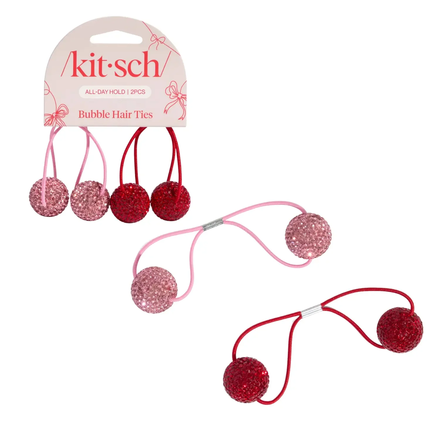 Holiday Bubble Hair Ties