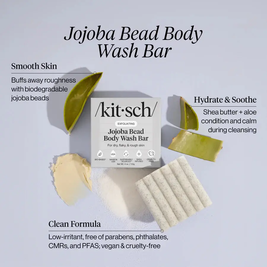 Jojoba Bead Exfoliating Body Wash Bar - Image 5