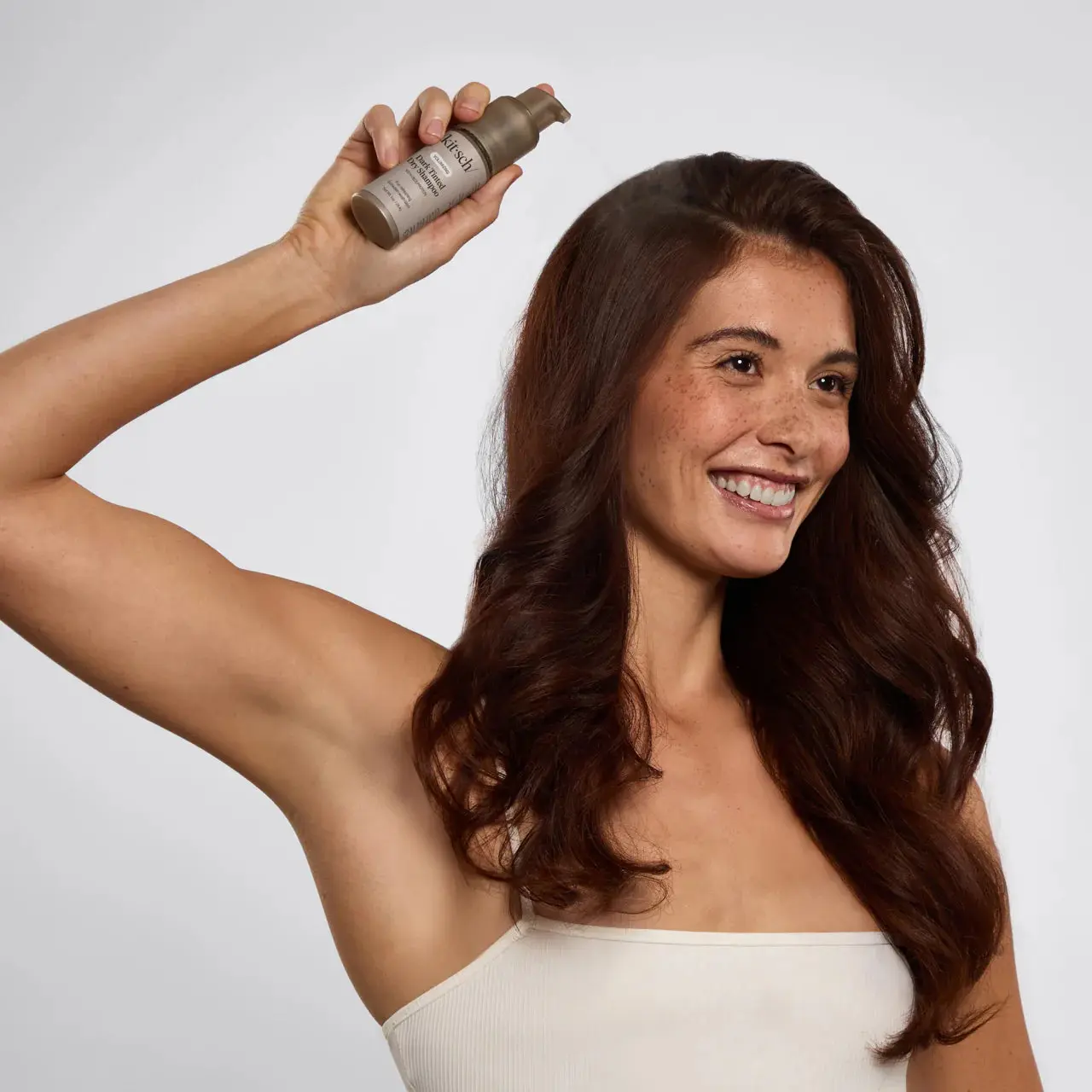 Volumizing Rice Protein Dry Shampoo Dark Tinted - Image 3