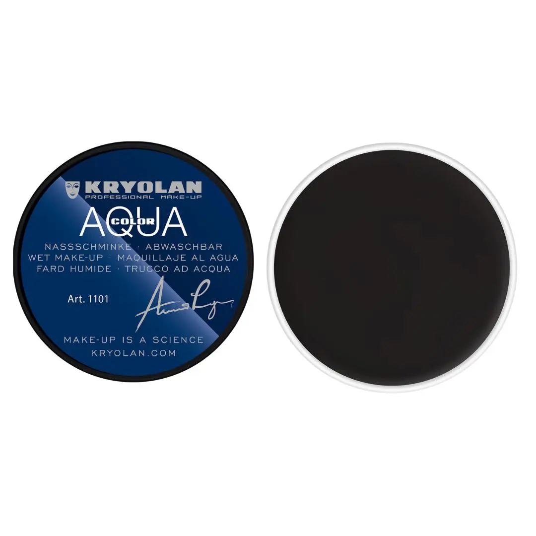 Aquacolor Face Paint 071 Deep Black
