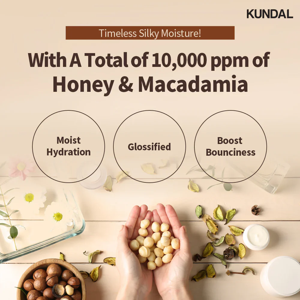 Honey & Macadamia Nature Shampoo English Rose - Image 4