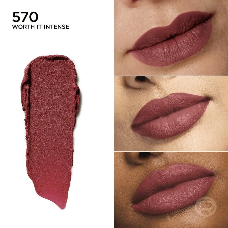 Color Riche Blurred Matte Lipstick 570 Worth It Intense - Image 2