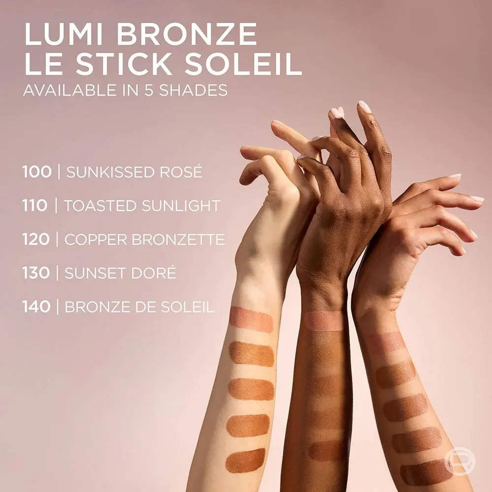 Lumi Bronze Le Stick Soleil Bronzer 130 Sunset Dore - Image 4