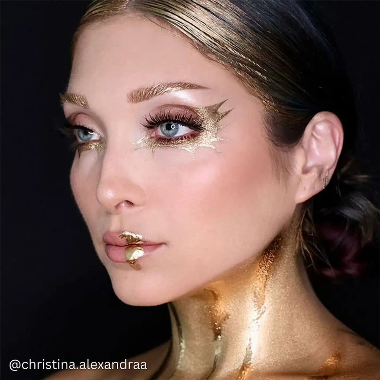 Metallic Powder Gold with Mixing Liquid - Image 2