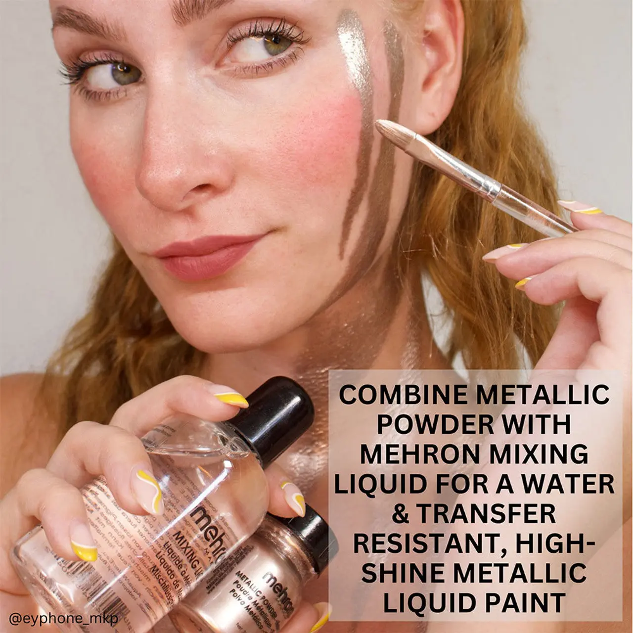 Metallic Powder Gold with Mixing Liquid - Image 4