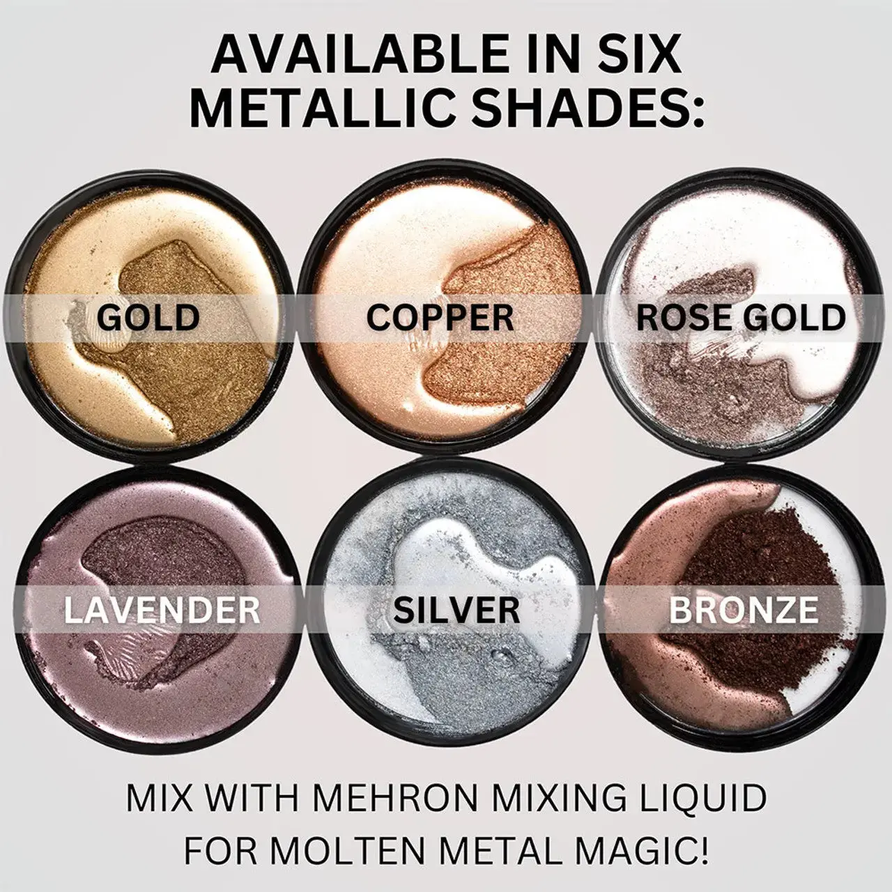 Metallic Powder Gold with Mixing Liquid - Image 5