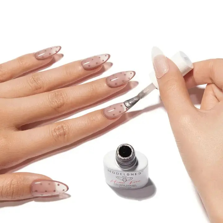 Gel Nail Polish Set Coffee and Cream - Image 5