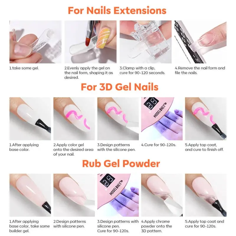 Non-Stick Hands Solid Builder Gel Kit - Image 3
