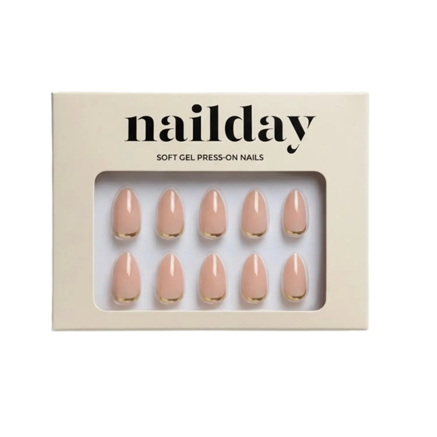 Soft Gel Press-On Nails Golden Hour