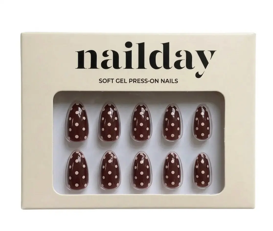 Soft Gel Press-On Nails Spotted