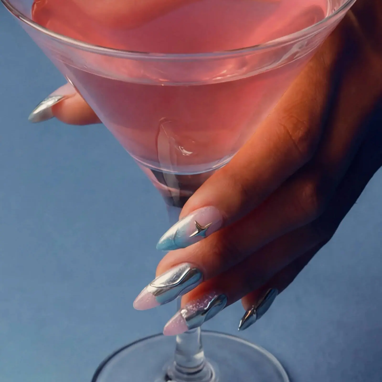 Press-On Nails Titanium Jelly - Image 3