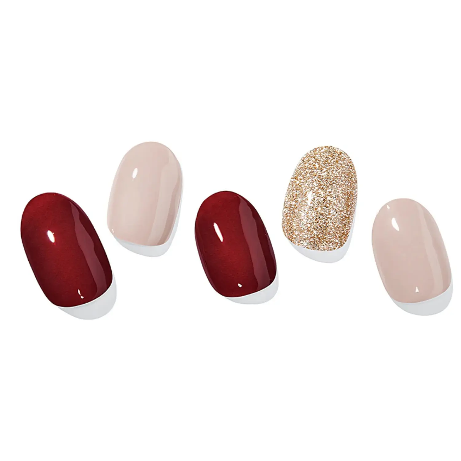 Semi Cured Gel Nail Strips N Rosewood