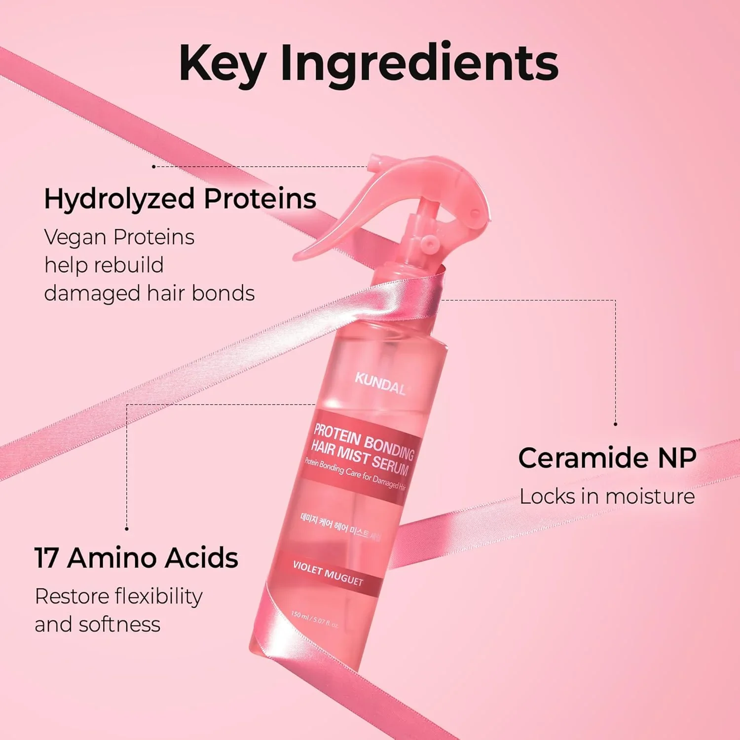 Protein Bonding Care Hair Mist Violet Muguet - Image 6