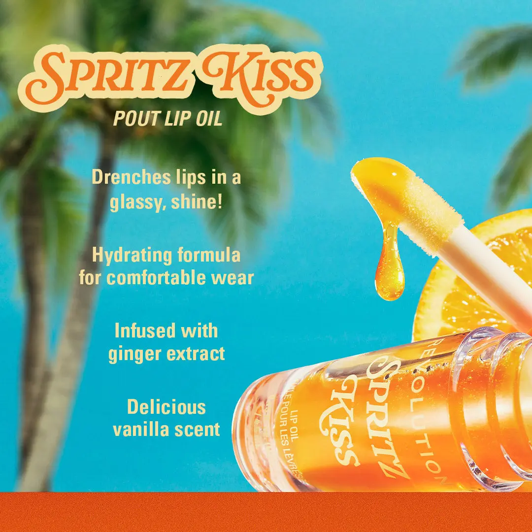 Pout Lip Oil Spritz Kiss Orange - Image 2