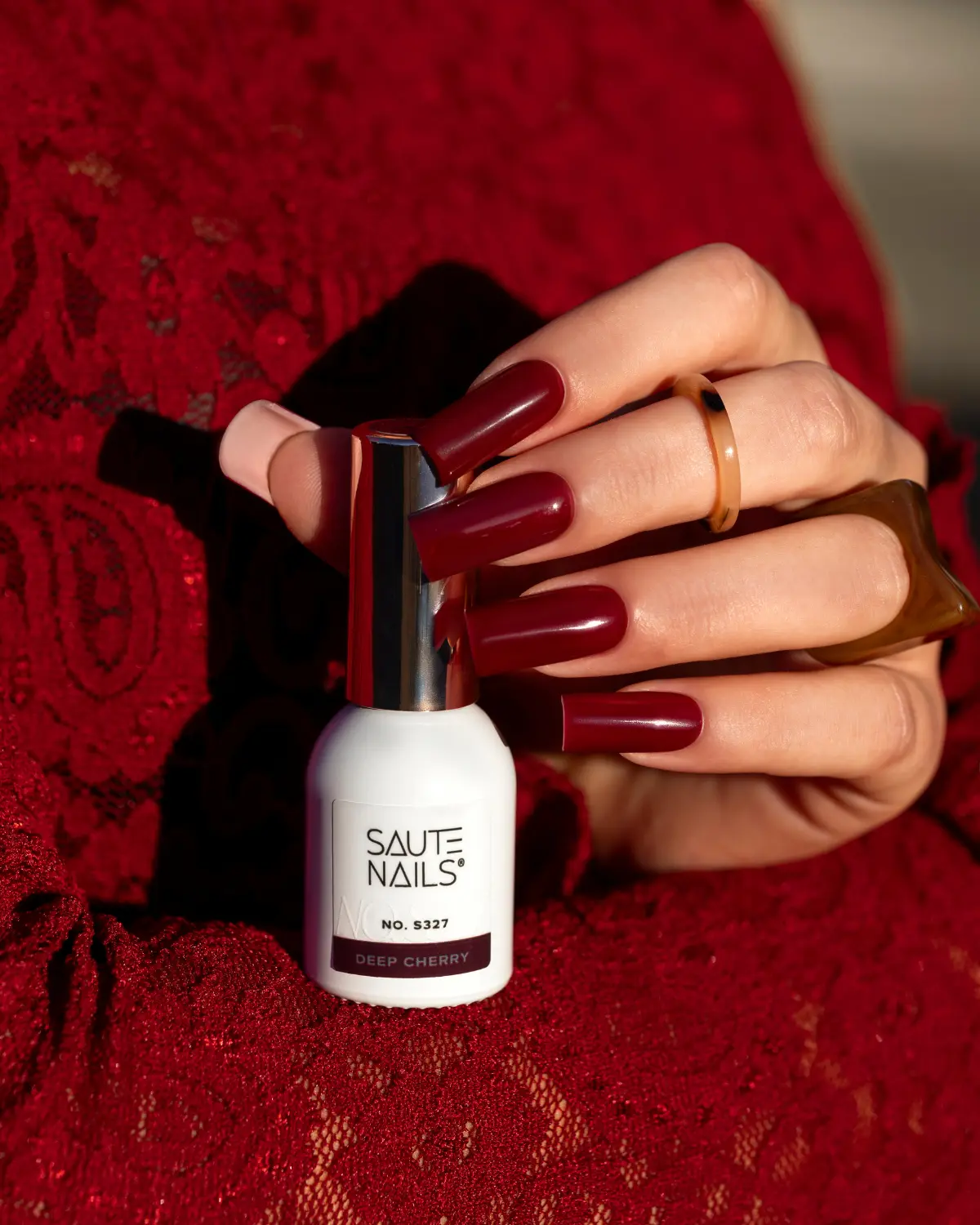 UV Gelpolish S327 Deep Cherry - Image 4