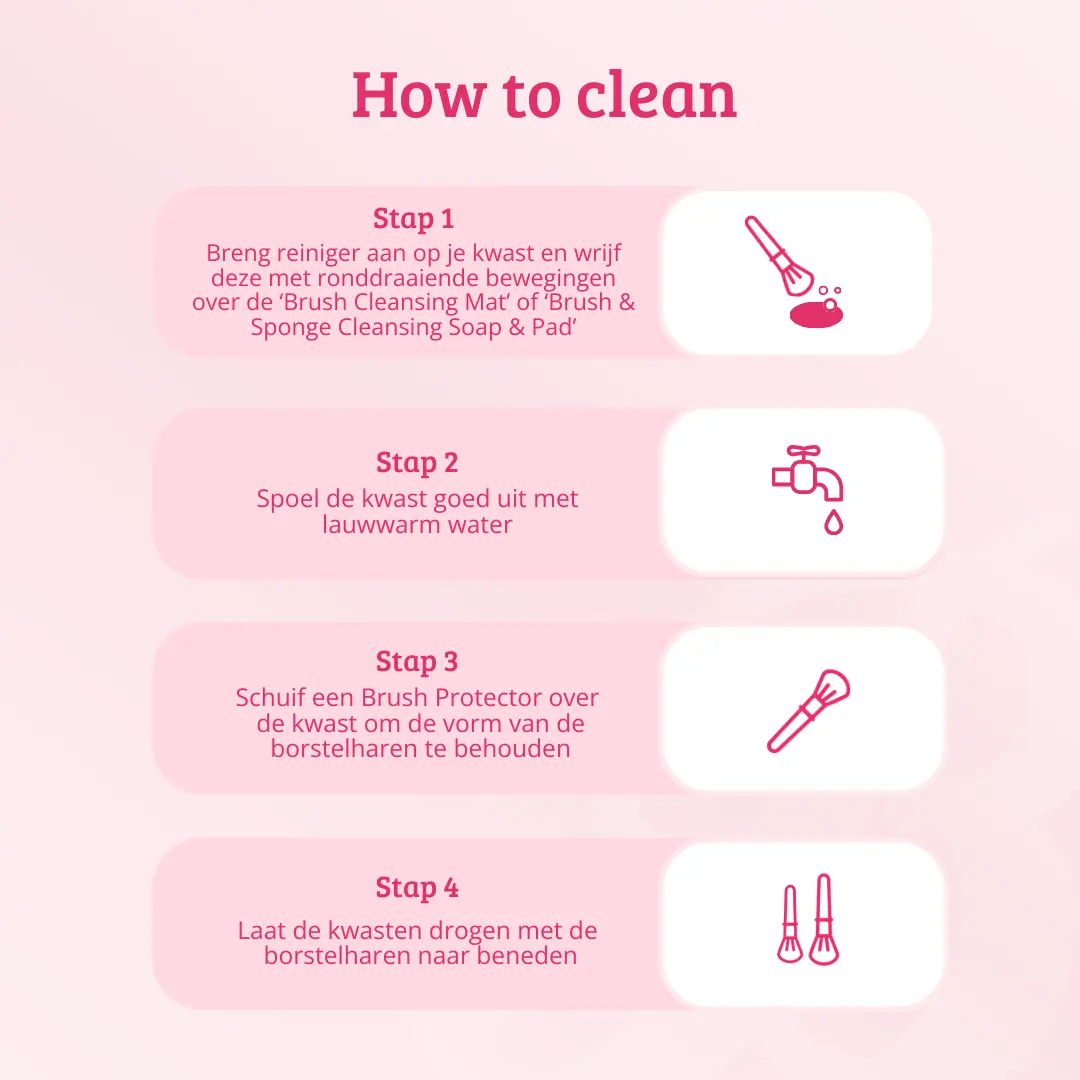 Soft Pink & Gold Brightening Concealer Brush - Image 6