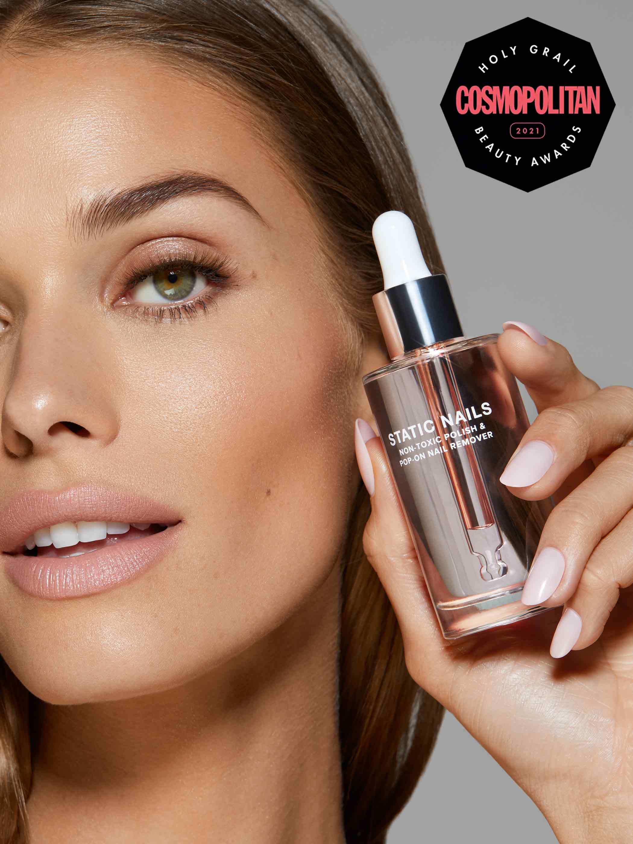 100% Non-Toxic, Odorless Polish & Pop-On Remover Clear - Image 5