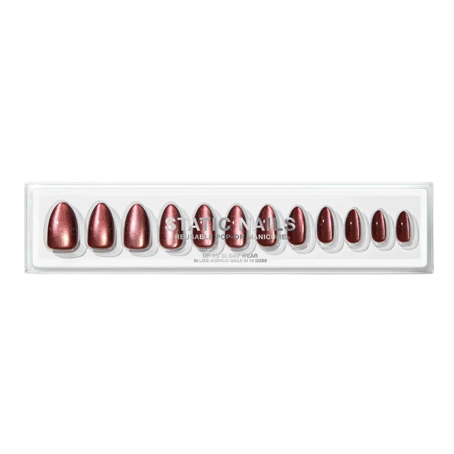 Reusable Pop-On Manicure Influenced Almond