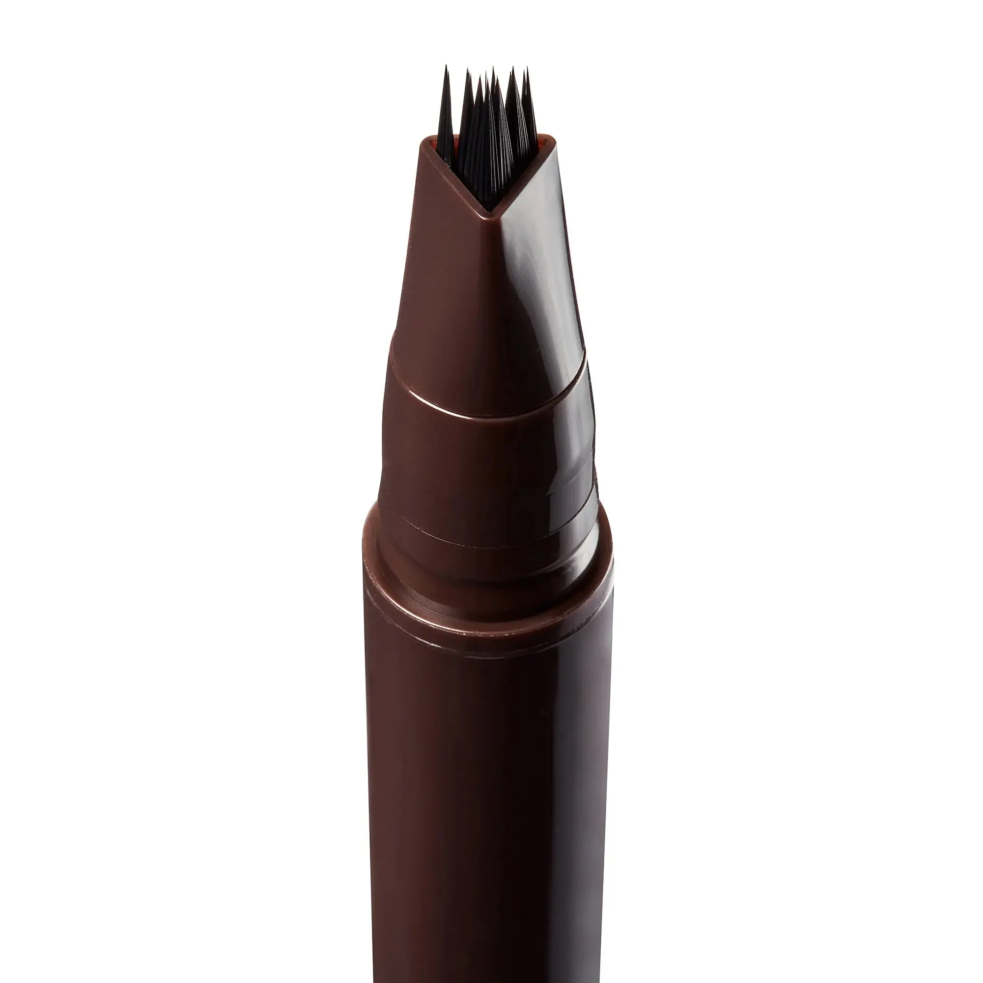Fluffer Brow Brush Natural Brow Pen Dark Brown - Image 3