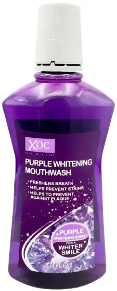 Purple Mouthwash